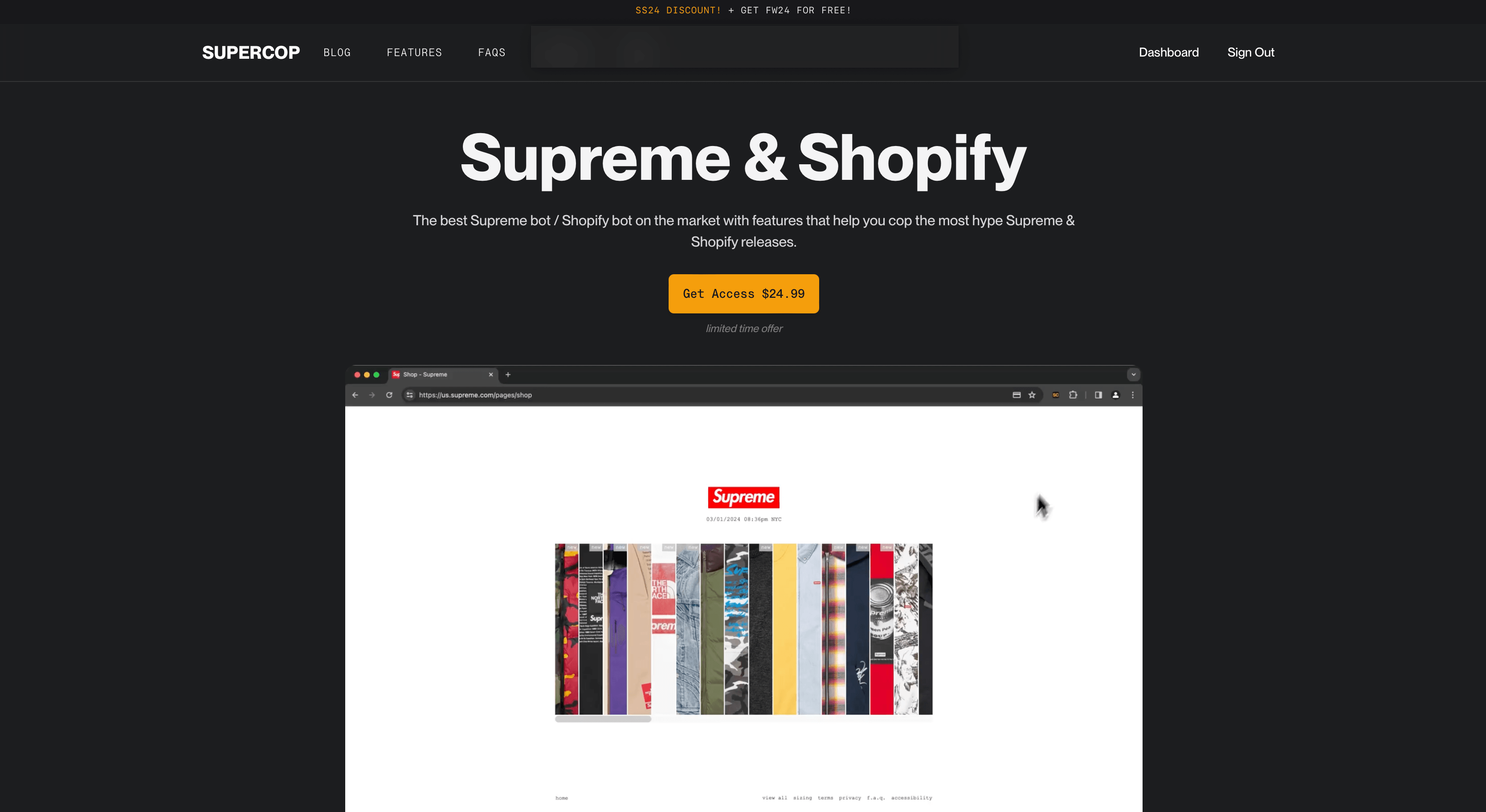 Supercop Homepage